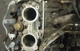 Двигатель без навесного для Subaru Legacy B4 2002 года на фотографиях