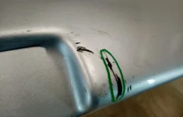 Бампер передний для Mitsubishi Pajero Sport 2008 года на фотографиях