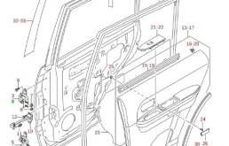 Петля двери Suzuki Grand Vitara 2013 JT