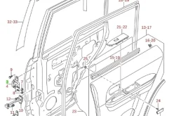 Петля двери Suzuki Grand Vitara 2013 JT