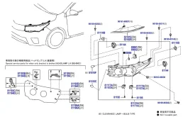 Фара Toyota Corolla 2013-2018 E180