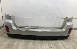Бампер REAR OBK в сборе: фонари, заглушка крюка, накладка антицарапина белый 37J