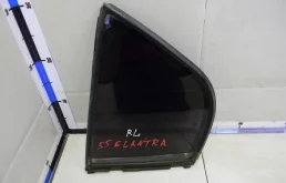Стекло двери задней левой (форточка) Elantra 2000-2005