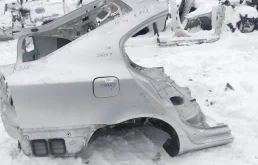 Крыло SKODA OCTAVIA 1Z 2004- заднее правое серебро б/у OCTAVIA 1Z(2004-2012)