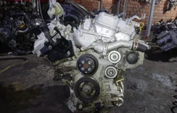 Двигатель без навесного для Toyota Alphard 2009 года на фотографиях