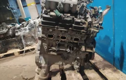 Двигатель без навесного для Nissan Pathfinder 2003 года на фотографиях