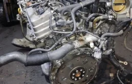 Двигатель без навесного для Lexus ES 2009 года на фотографиях