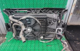 Диффузор с 1-м вентилятором AUDI A1, SKODA FABIA 2, RAPID, VOLKSWAGEN POLO 1,2 CBZ 2010- б/у A1(2011-2014);FABIA 1(2000-2006);FABIA 2(2007-2015);POLO(2010-;RAPID(2013-