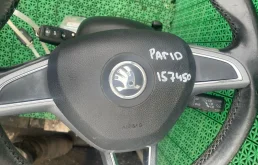 Подушка безопасности SKODA RAPID 2013- руль б/у RAPID(2013-