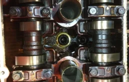 Двигатель без навесного для Kia Rio 2010 года на фотографиях