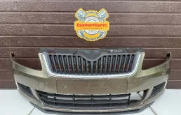 Бампер передний Skoda Fabia II рестайлинг (2010—2014)