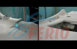 Обшивка крыши (потолок) светло серый (эвереск грау) для BMW 7er F01, F02, F03, F04 2008-2015