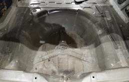 Заднее левое крыло для Hyundai i40 2011 года на фотографиях