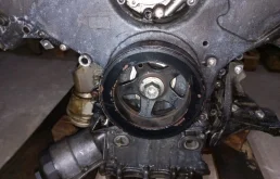 Двигатель без навесного для Porsche Cayenne 2013 года на фотографиях