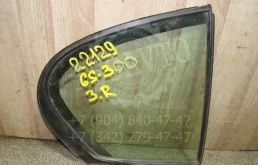 Стекло двери задней правой форточка Lexus GS350 S190