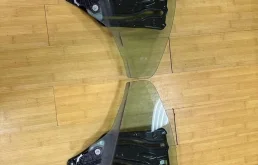 Боковое стекло зеленое левое bmw e93 51377128385