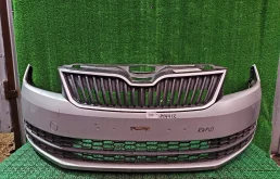 Бампер SKODA RAPID 2013- передний серебро б/у RAPID(2013-