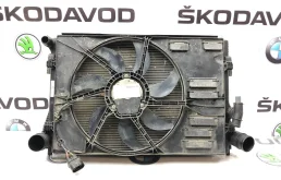 Кассета радиаторов в сборе Skoda Octavia 2016 5Q0121251GN A7 (5E) 1.8 CJSA