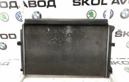 Радиатор охлаждения двигателя Skoda Octavia 5Q0121251ER A7 (5E) 2.0 CKFC
