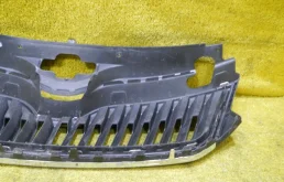 Решетка переднего бампера для Skoda Rapid 2015 года на фотографиях