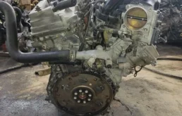 Двигатель без навесного для Lexus ES 2009 года на фотографиях