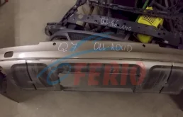 спойлер заднего бьампера OFFROAD (спойлер пластик+железка +крышка железная фаркопа) для Audi Q7 4L 2005-2015