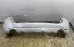 Бампер REAR OBK + накладка антицарапина белый