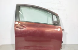 ДВЕРЬ TOYOTA VITZ YARIS 6700152260 ПЕРЕДНЯЯ ПРАВАЯ  вишневый KB1076