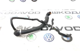 Патрубок радиатора верхний Skoda Octavia 2015 5Q0122101CN A7 (5E) 2.0 CKFC