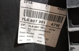 Бампер задний для Volkswagen Touareg 2007 года на фотографиях