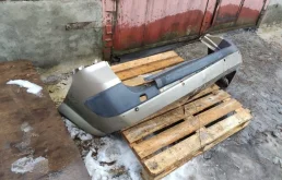 Бампер Renault Megane 2 2002—2006 7701475171, задний