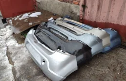 Бампер Renault Sandero 2009—2014 850229167R, задний
