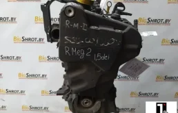 Двигатель,K9KP732,Renault Megane 2 2004