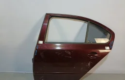 ДВЕРЬ SKODA OCTAVIA 1Z5833055 ЗАДНЯЯ ЛЕВАЯ  бордовый DY443