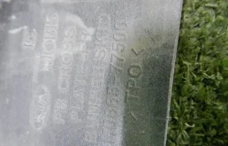 Накладка переднего бампера для Kia Rio X line 2017 года на фотографиях