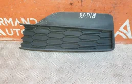Решетка бампера Skoda Rapid 2020-2023 60U807367A9B9 2, передняя левая