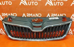 Решетка радиатора Skoda Rapid 2014-2020 5JA8536689B9 1