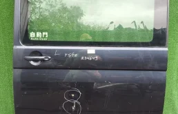 Дверь VOLKSWAGEN TRANSPORTER T5/T6 2003- сдвижная (с вырезом под стекло) левая синяя б/у TRANSPORTER T5(2003-2015);TRANSPORTER T6(2015-