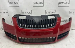 Бампер Skoda Roomster 2007 5J0807221 1.4, передний