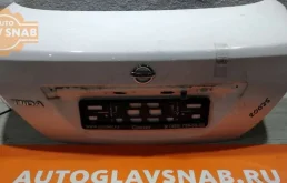 Крышка багажника серая без дефектов (H4300EM1MA) для Nissan Tiida SC11 Седан 2007-2014