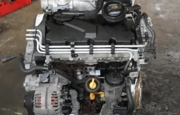 Контрактный двигатель BKC Volkswagen Golf 5 1.9 TDI в сборе с навесным