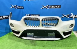 Бампер белый BMW X1 2015 51117453566 F48 B48A20A, передний