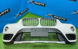Бампер белый металлик BMW X1 2016 51117453566 F48 B48A20A, передний