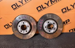 Диск тормозной (комплект) AUDI A6 2012 8R0615301 4G CHV, передний
