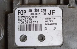 блок управления двигателем Opel Zafira (A)  55351248,Z18XE 2003