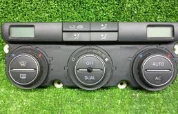 Блок управления климат контролем отопителем VOLKSWAGEN GOLF 5, JETTA 5, CADDY, TOURAN, TIGUAN 2004- б/у GOLF 5(2004-2009);JETTA 5(2005-2009)