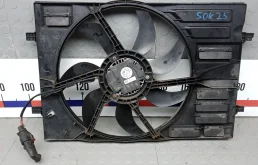 Вентилятор радиатора 5Q0121203CB,  5Q0121205S SKODA OCTAVIA A7 (2013-2020) 2013 2.0 TDI RS