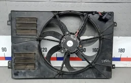 Вентилятор радиатора 1K0959455FB,  1K0121205AC SKODA YETI 1 (2010-2018) 2012 1.6 TDI КПП 5ст.