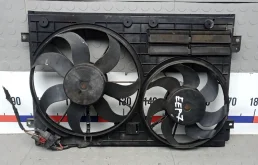 Вентилятор радиатора 1K0121207BC VOLKSWAGEN PASSAT B6 (2008-2011) 2009 2.0 D TDI CR КПП 6ст.