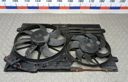 Вентилятор радиатора 1K0959455DT, 1K0959455ET, 1K0121205AD VOLKSWAGEN PASSAT B6 (2005-2009) 2008 2.0 TDi PD КПП 6ст.